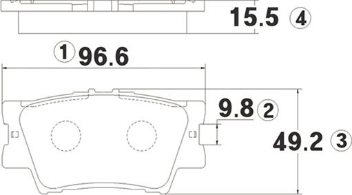 CTR GK1064 - Bremžu uzliku kompl., Disku bremzes www.autospares.lv