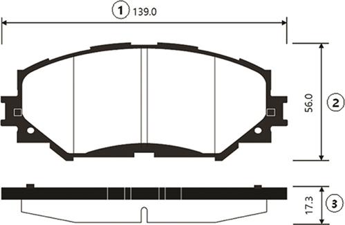 CTR GK1062 - Bremžu uzliku kompl., Disku bremzes www.autospares.lv