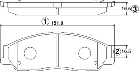 CTR GK1024 - Bremžu uzliku kompl., Disku bremzes www.autospares.lv