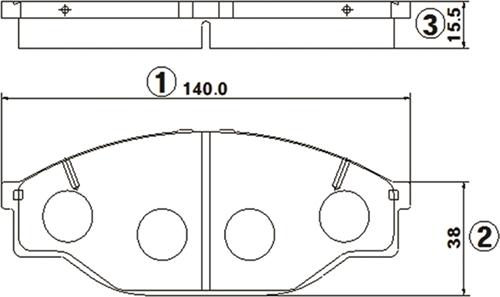 CTR GK1020 - Bremžu uzliku kompl., Disku bremzes www.autospares.lv