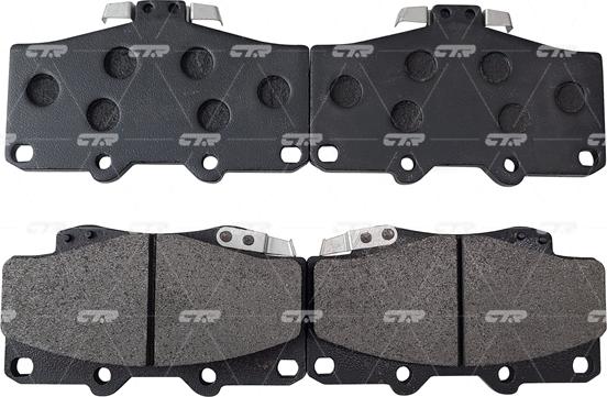 CTR GK1027 - Тормозные колодки, дисковые, комплект www.autospares.lv