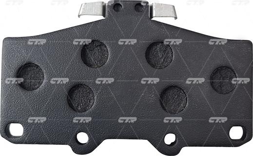 CTR GK1027 - Тормозные колодки, дисковые, комплект www.autospares.lv