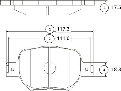 CTR GK1071 - Bremžu uzliku kompl., Disku bremzes autospares.lv