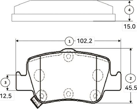 CTR GK1189 - Bremžu uzliku kompl., Disku bremzes www.autospares.lv