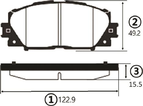 CTR GK1186 - Bremžu uzliku kompl., Disku bremzes autospares.lv