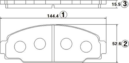 CTR GK1137 - Bremžu uzliku kompl., Disku bremzes www.autospares.lv