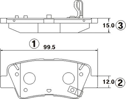 CTR GK1390 - Тормозные колодки, дисковые, комплект www.autospares.lv