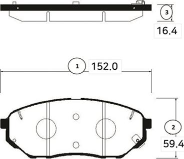 CTR GK1351 - Bremžu uzliku kompl., Disku bremzes www.autospares.lv