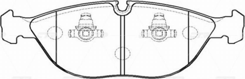 CTR GK1311 - Brake Pad Set, disc brake www.autospares.lv