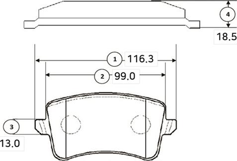 CTR GK1318 - Bremžu uzliku kompl., Disku bremzes www.autospares.lv