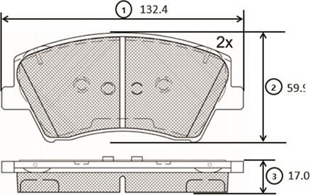 CTR GK1379 - Bremžu uzliku kompl., Disku bremzes www.autospares.lv