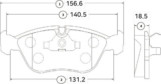 CTR GK1213 - Brake Pad Set, disc brake www.autospares.lv