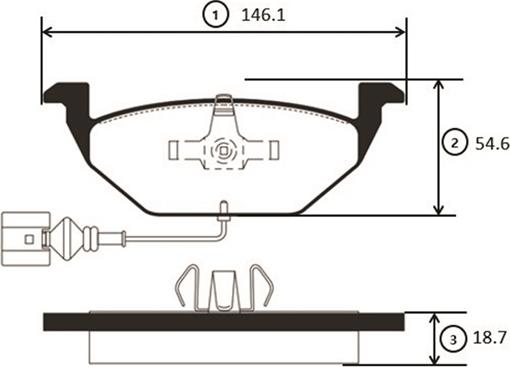 CTR GK1229 - Bremžu uzliku kompl., Disku bremzes www.autospares.lv