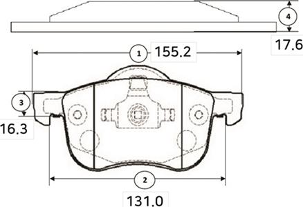 CTR GK1220 - Bremžu uzliku kompl., Disku bremzes www.autospares.lv