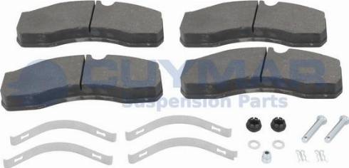 Cuymar 6008920 - Brake Pad Set, disc brake www.autospares.lv