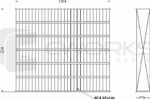 Cworks B140140115 - Filtrs, Salona telpas gaiss autospares.lv