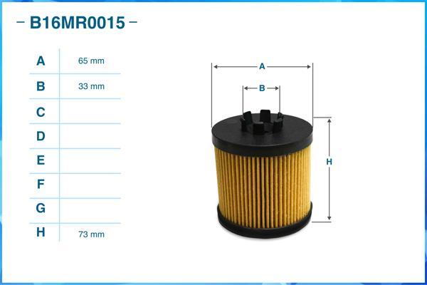 Cworks B16MR0015 - Oil Filter www.autospares.lv