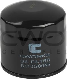 Cworks B110G0045 - Eļļas filtrs www.autospares.lv