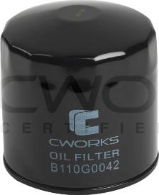 Cworks B110G0042 - Eļļas filtrs autospares.lv