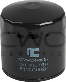 Cworks B110G0028 - Eļļas filtrs www.autospares.lv