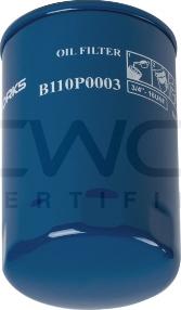 Cworks B110P0003 - Oil Filter www.autospares.lv