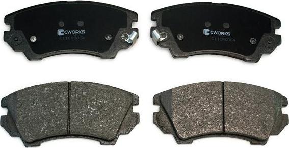 Cworks C11CR0064 - Brake Pad Set, disc brake www.autospares.lv