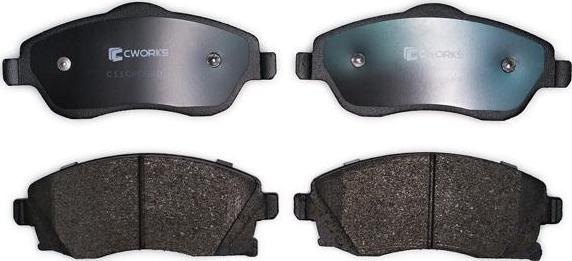 Cworks C11CR0060 - Brake Pad Set, disc brake www.autospares.lv