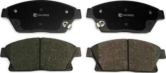 Cworks C11CR0063 - Brake Pad Set, disc brake www.autospares.lv