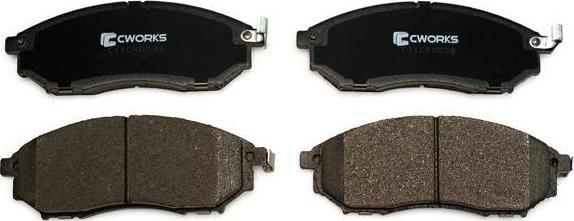 Cworks C11CR0038 - Brake Pad Set, disc brake www.autospares.lv