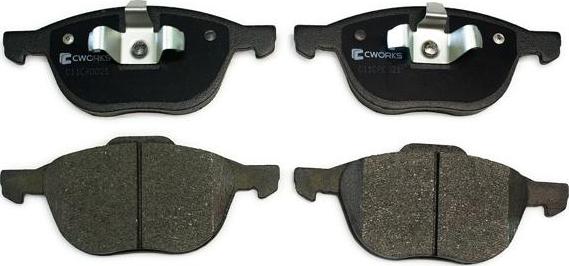 Cworks C11CR0021 - Brake Pad Set, disc brake www.autospares.lv