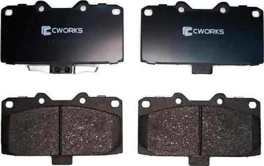 Cworks C11CR0077 - Bremžu uzliku kompl., Disku bremzes www.autospares.lv