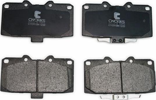 Cworks C11CR1084 - Brake Pad Set, disc brake www.autospares.lv