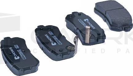 Cworks C122008456 - Brake Pad Set, disc brake www.autospares.lv