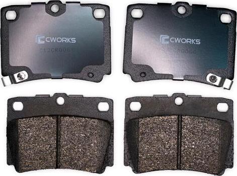 Cworks C12CR0066 - Bremžu uzliku kompl., Disku bremzes www.autospares.lv