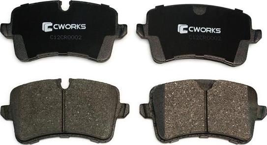 Cworks C12CR0002 - Bremžu uzliku kompl., Disku bremzes www.autospares.lv