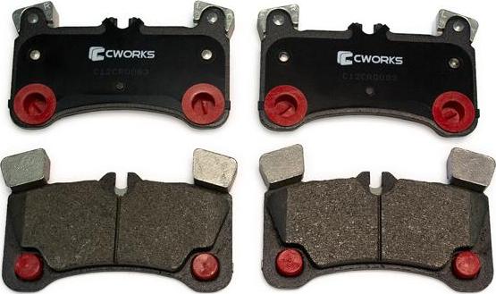 Cworks C12CR0083 - Bremžu uzliku kompl., Disku bremzes www.autospares.lv