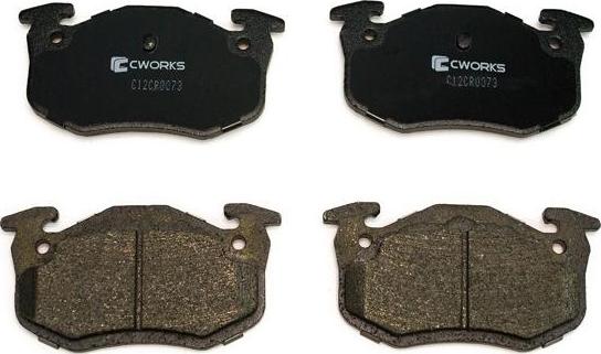 Cworks C12CR0073 - Brake Pad Set, disc brake www.autospares.lv