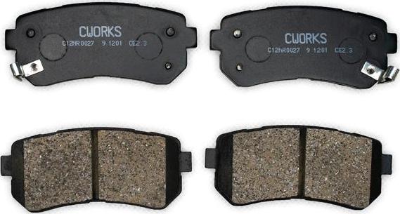 Cworks C12NR0027 - Brake Pad Set, disc brake www.autospares.lv