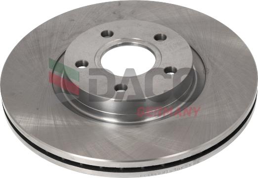 DACO Germany 604849 - Brake Disc www.autospares.lv