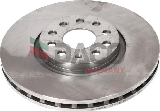 DACO Germany 604207 - Bremžu diski autospares.lv