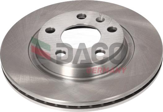 DACO Germany 604760 - Brake Disc www.autospares.lv