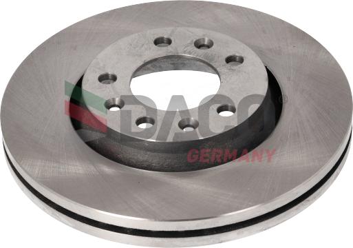 DACO Germany 600611 - Bremžu diski www.autospares.lv