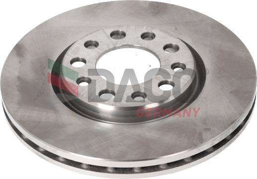 DACO Germany 600107 - Brake Disc www.autospares.lv