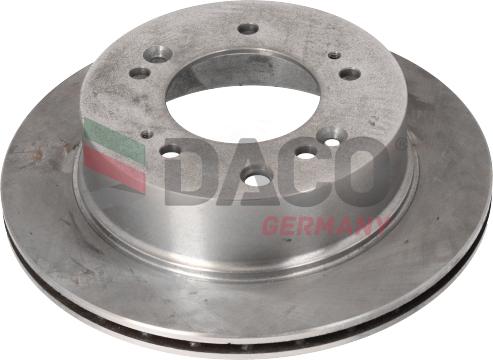 DACO Germany 601701 - Bremžu diski www.autospares.lv