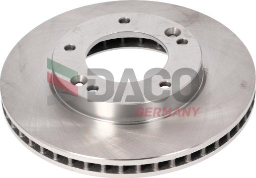 DACO Germany 601702 - Bremžu diski www.autospares.lv