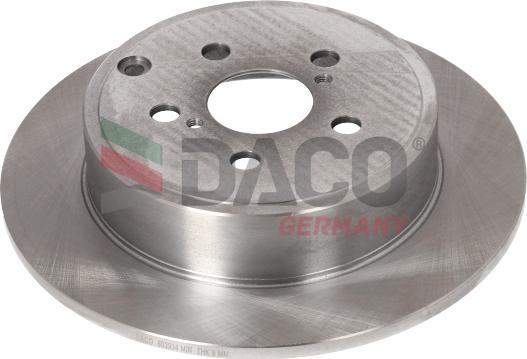 DACO Germany 603934 - Bremžu diski www.autospares.lv