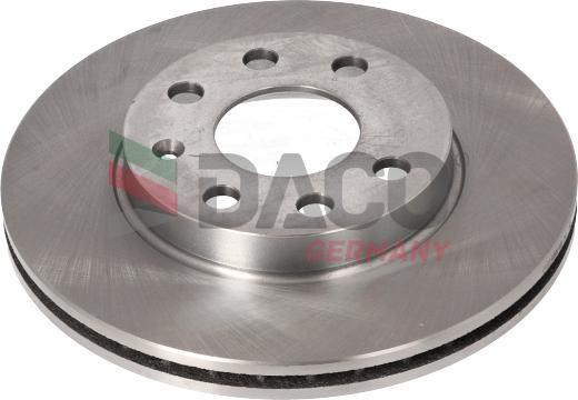 DACO Germany 603680 - Тормозной диск www.autospares.lv