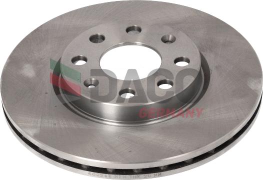 DACO Germany 602348 - Bremžu diski www.autospares.lv