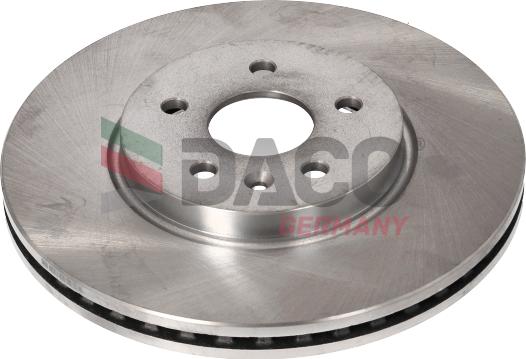 DACO Germany 602711 - Bremžu diski www.autospares.lv