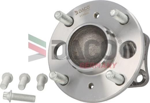 DACO Germany 111002 - Wheel hub, bearing Kit www.autospares.lv